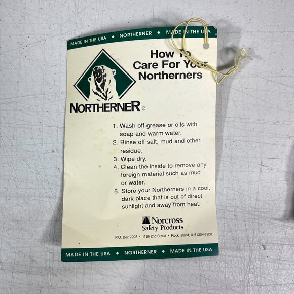 NEW Northerner 2 Buckle Hi-Chore Overshoe - Men 12 Brown Rubber Waterproof 41801 - Picture 13 of 15